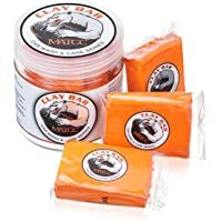 MATCC Barra de Arcilla Coche Car Clay Bar Magic 3 Paquetes de 100g de Limpiador Premium de Arcilla con Capacidad de…